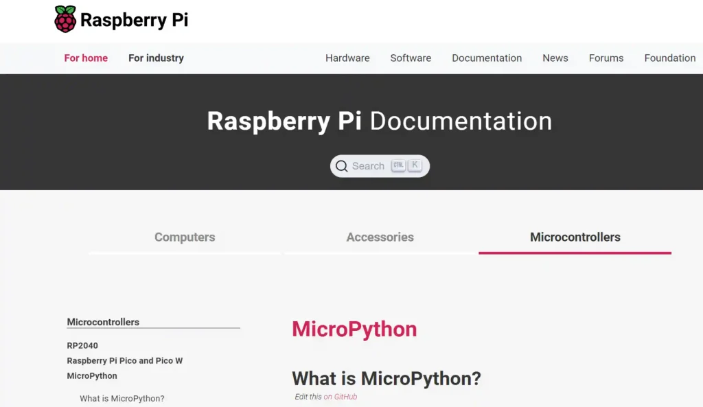ラズパイ(Raspberry Pi) Pico Python準備