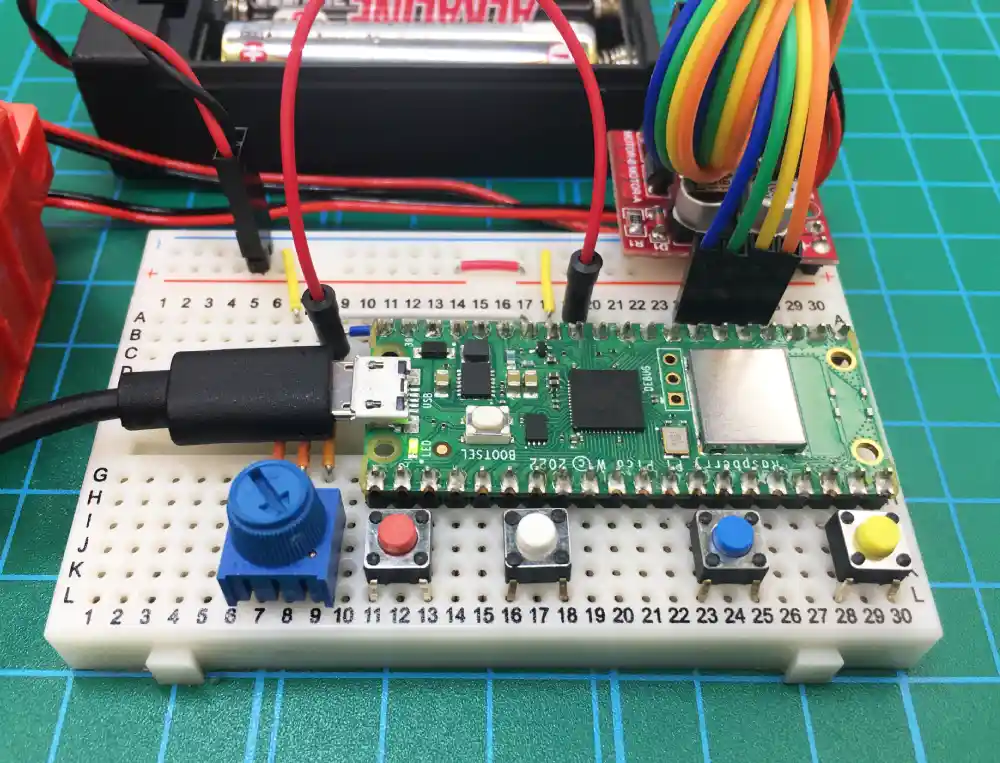 Raspberry Pi Pico DCモーター制御、動作確認