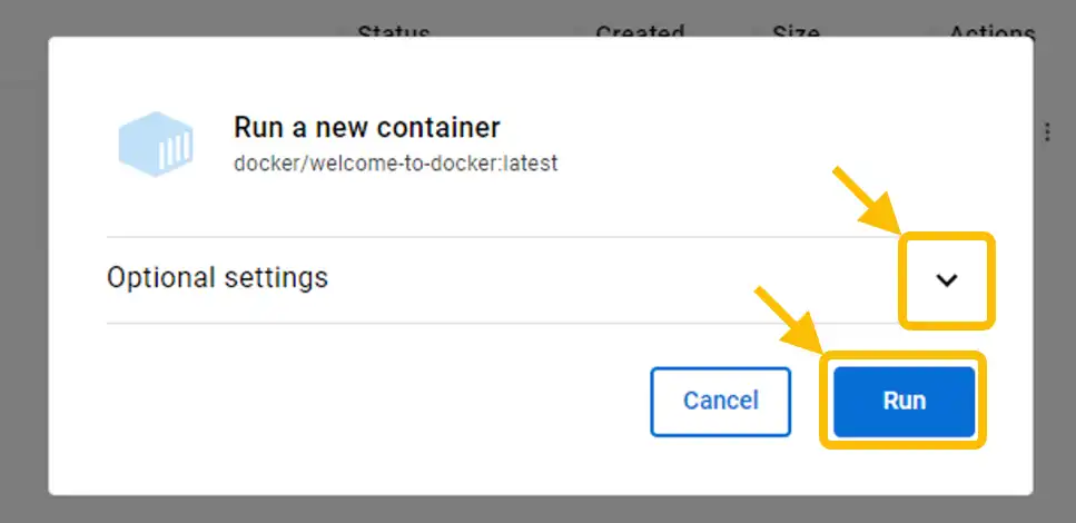 docker desktopコンテナの作成方法