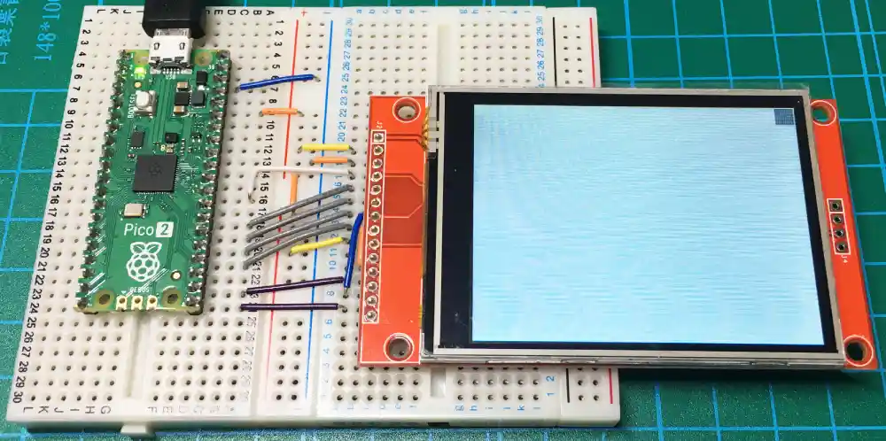 ILI9341タッチパネル動作確認