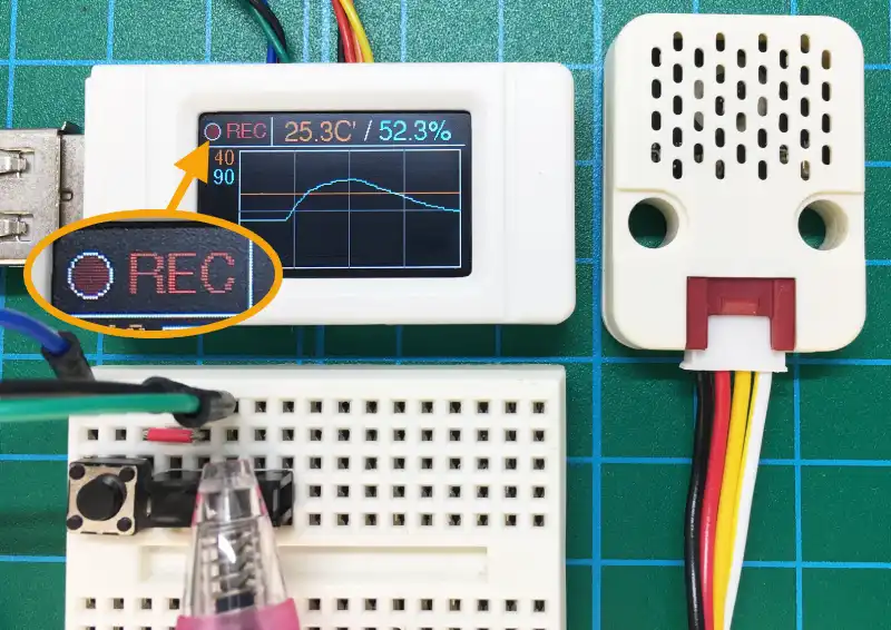 RP2040-GEEK データロガー動作確認