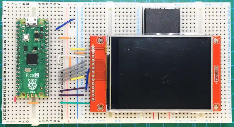 Raspberry Pi Pico とILI9341 SDカードリーダーの配線方法