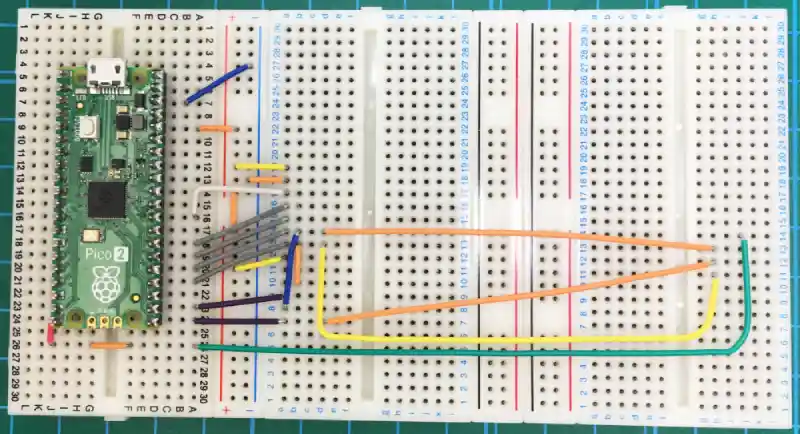 Raspberry Pi Pico とILI9341 SDカードリーダーの配線方法