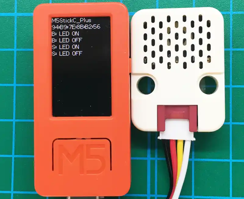 ArduinoIDEシリアルモニタで動作確認