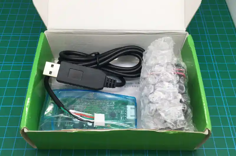 modbus電力測定器梱包状態