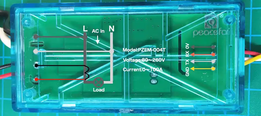 modbus電力測定器配線図