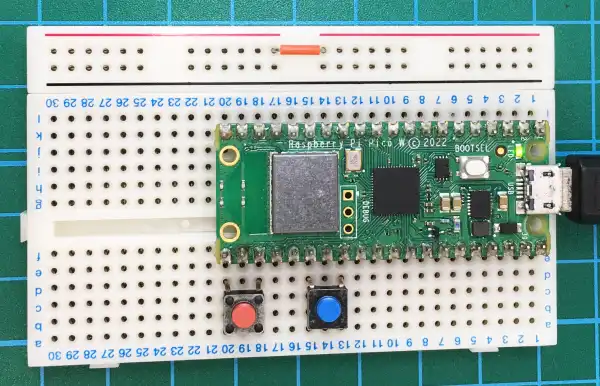 PicoW BLE通信で遠隔Lチカの準備