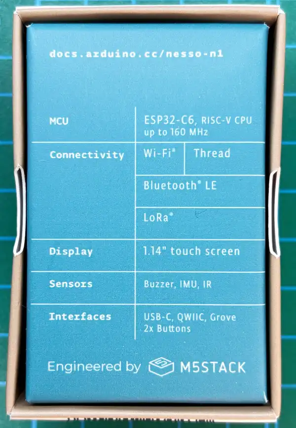 Arduino Nesso N1外観 梱包状態