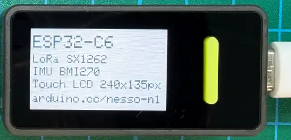 Arduino Nesso N1デモ画面