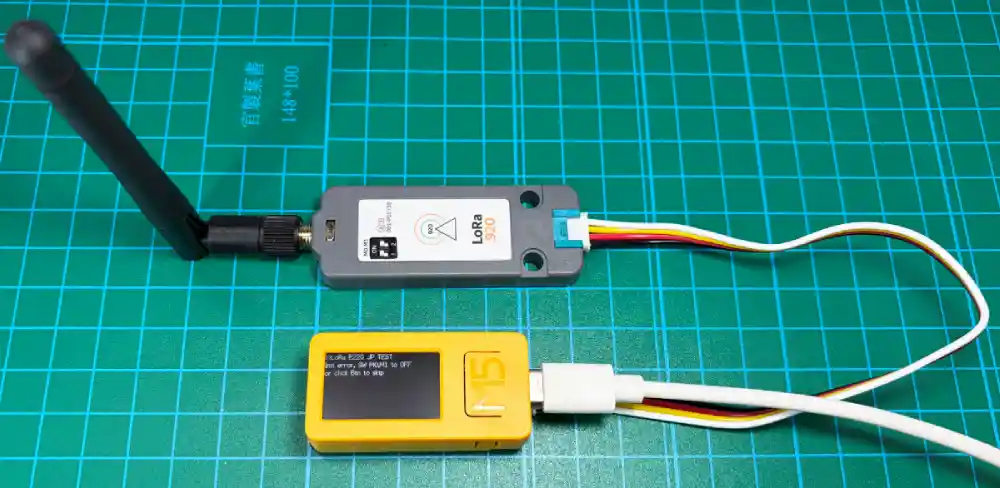 LoRaE220-JP動作確認M5StickC