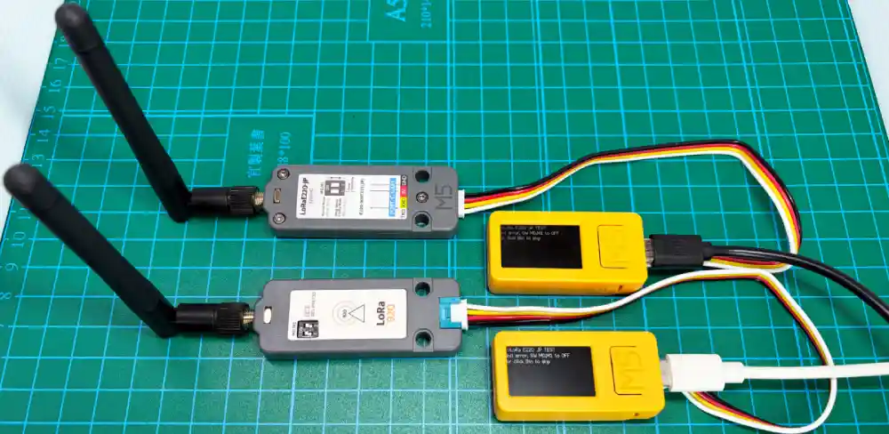 LoRaE220-JP動作確認M5StickC