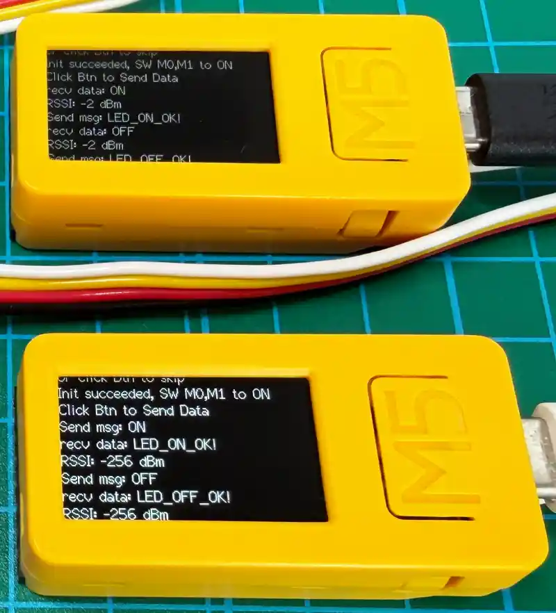 LoRaE220-JP通信テスト