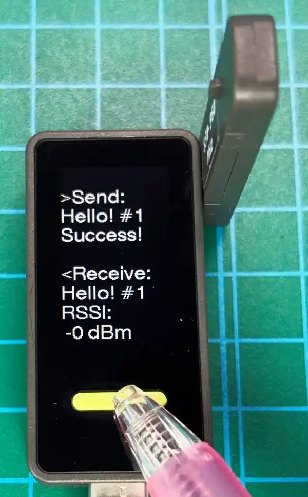 Nesso N1 LoRa通信 動作確認