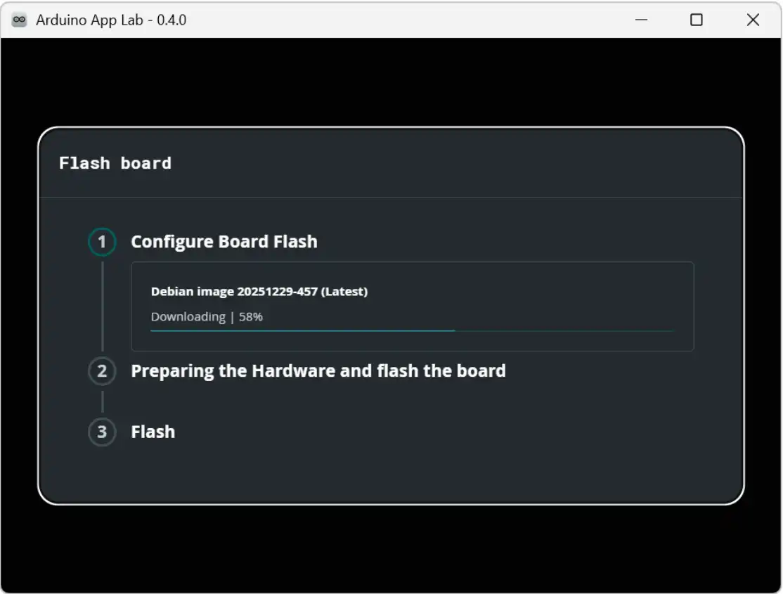 Arduino App Labでボードのアップデート