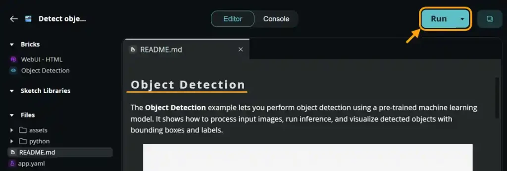 Arduino App Lab AI画像認識