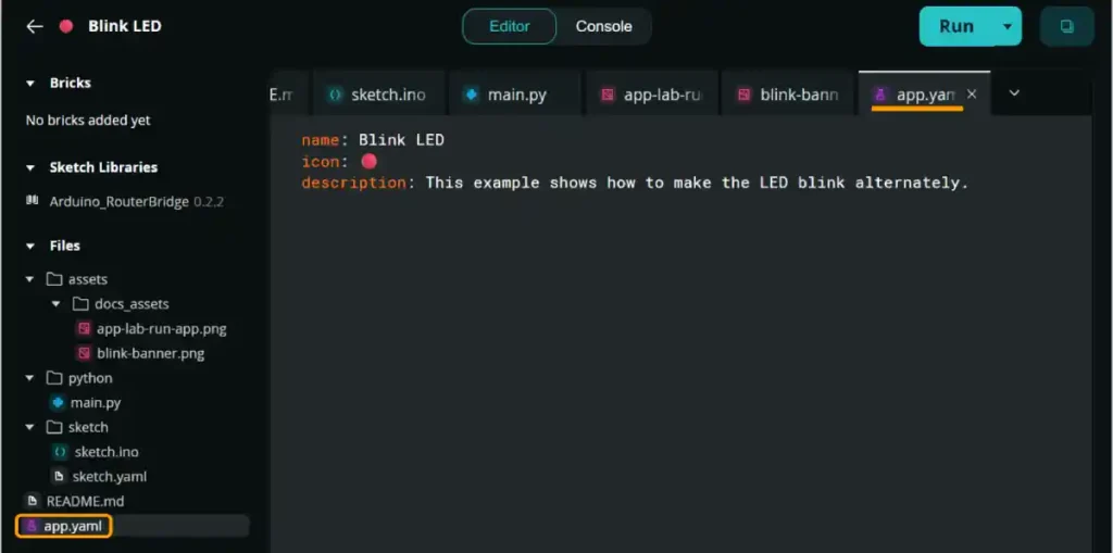 Arduino App Lab基本の使い方