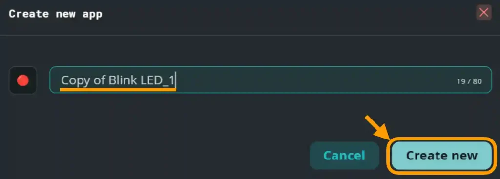 Arduino App Labアプリの編集