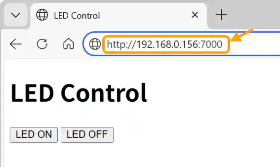 Arduino App Lab Webアプリ動作確認