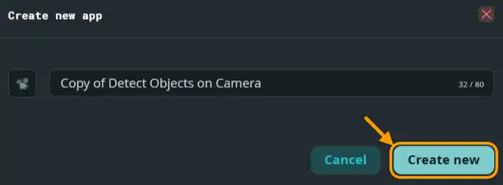 Arduino App Lab アプリのコピー