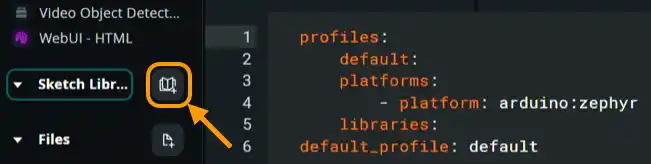 Arduino App Lab スケッチライブラリの追加